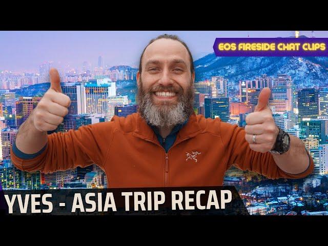 Yves La Rose returns from Asia!