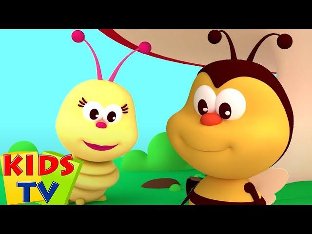 Uma lagarta amarela | Desenho animado | Kids Tv em Português | Canção infantil | EL Reino