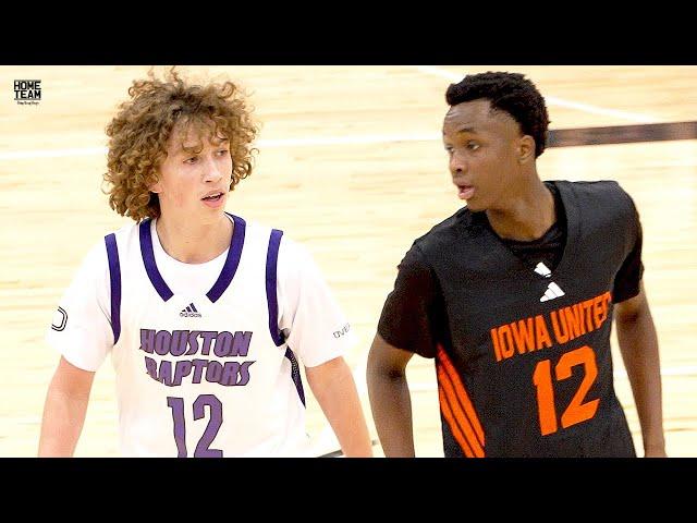 Houston Raptors vs Iowa United at Adidas 3SSB