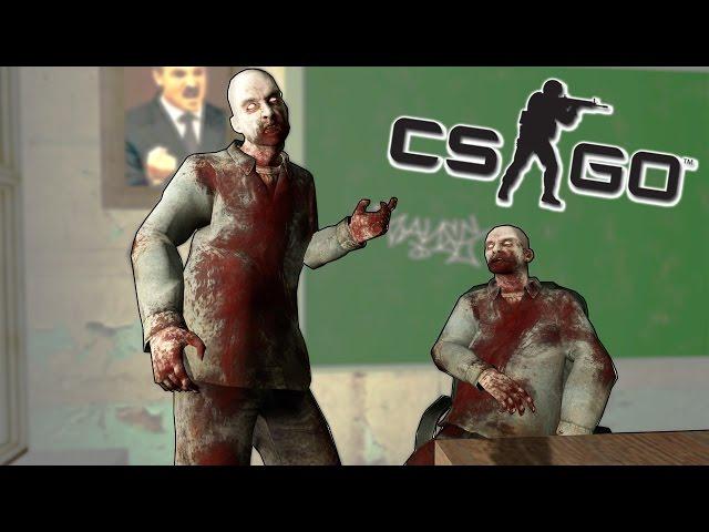 ЗОМБИ В ШКОЛЕ - CS:GO Маньяк