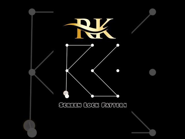 RK Screen Lock Pattern  | #rk #screenlock #pattern #foryou #edit #editing #foryou #love