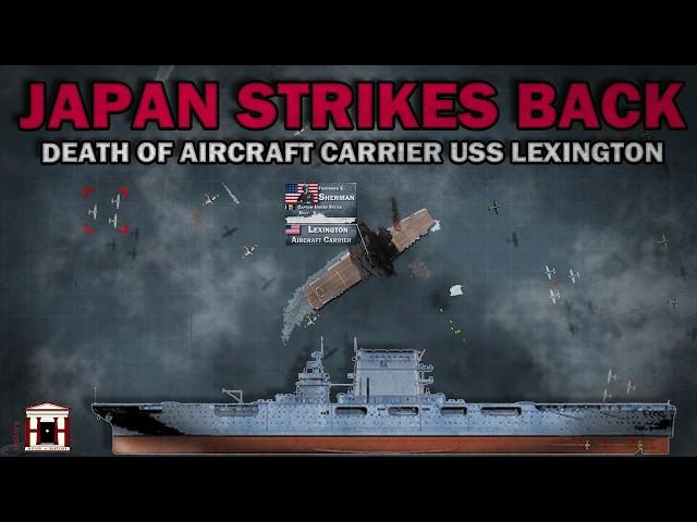 Japan's Attack on U.S. Carriers Yorktown & Lexington: The Battle of the Coral Sea, 1942 - Animated