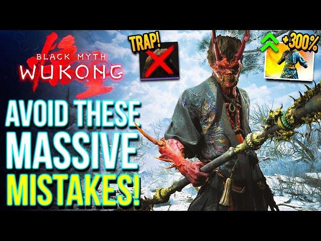 Black Myth Wukong - 11 Huge Mistakes Might Ruin Your Game (Black Myth Wukong Tips & Tricks)