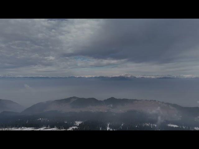 The beautiful snow clad mountains of Kashmir