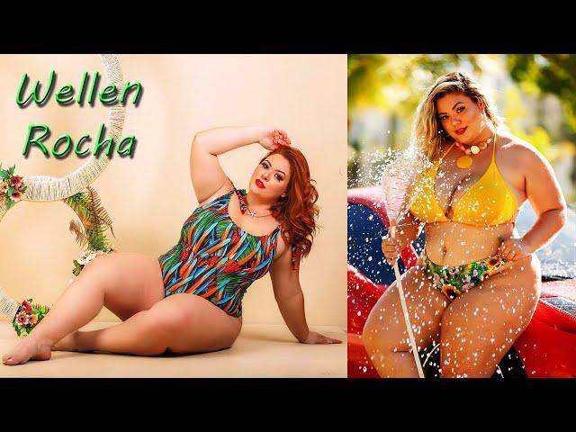 Wellen Rocha - Gorgeous Plus Size Model and Instagram Star from Brazil