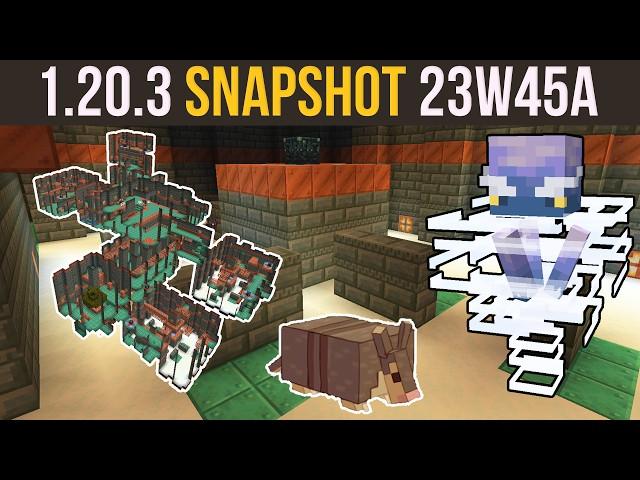 Minecraft 1.20.3 Snapshot 23W45A | Trial Chambers & Breeze Added!