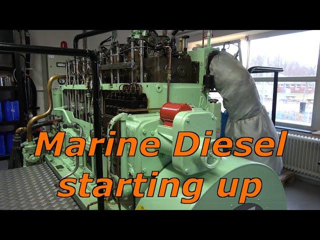 How to start up a Marine Diesel Engine