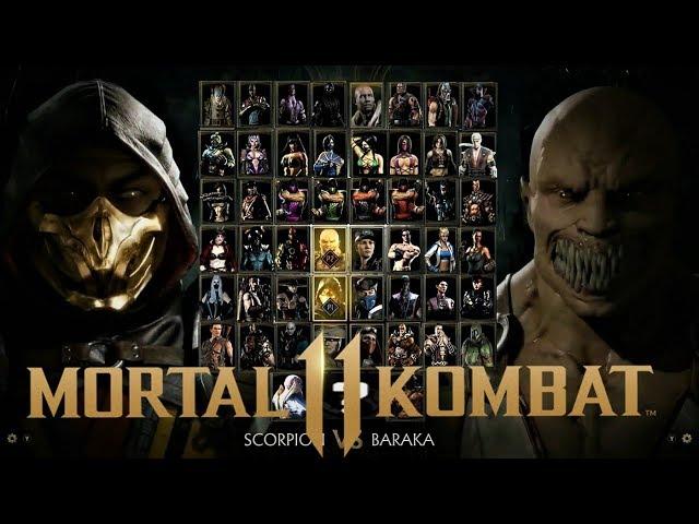 Mortal Kombat 11 Ultimate Edition Full Character Roster With DLC WishList