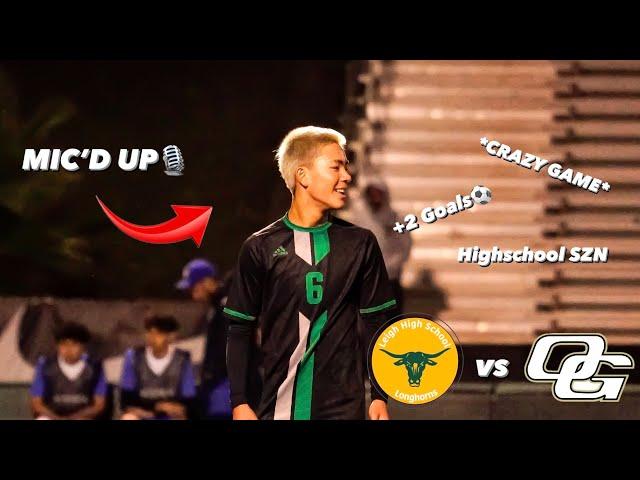 I MIC'D MYSELF UP FOR A HIGH SCHOOL GAME!