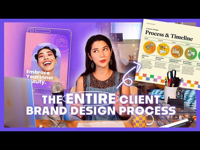 Client Brand Design: The Entire Process - (Real Client)