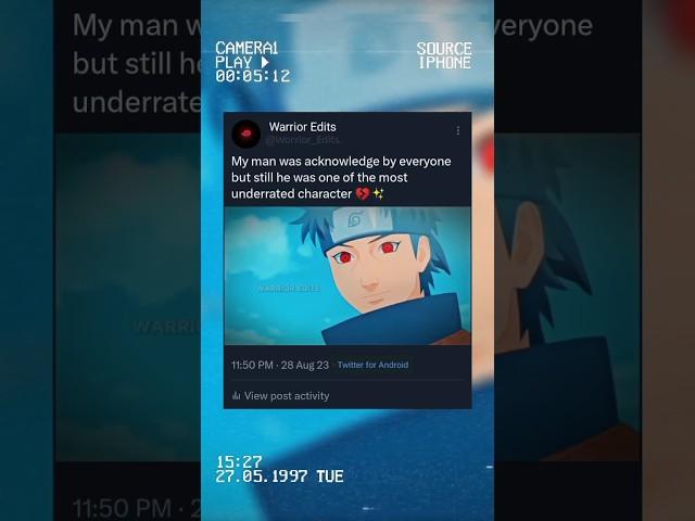 Shisui Uchiha  || #shisui #uchiha #animeedit