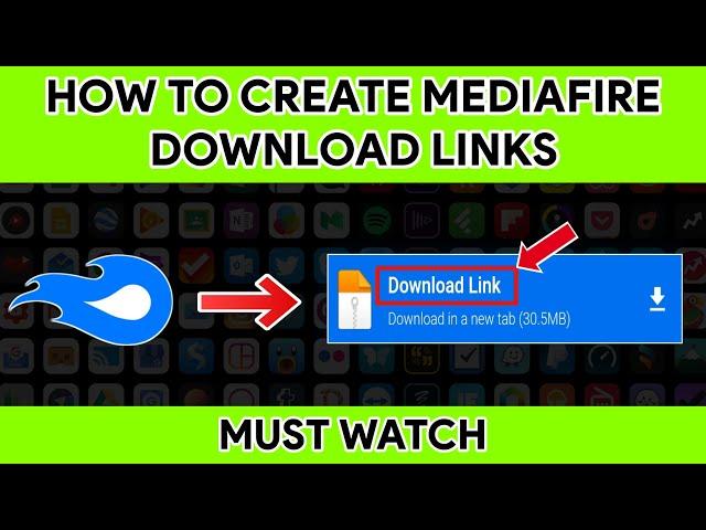 How to Create Mediafire Download Links - 2024