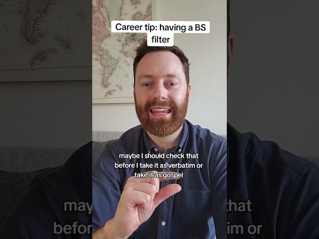 Corporate skill: fine-tuning your BS filter