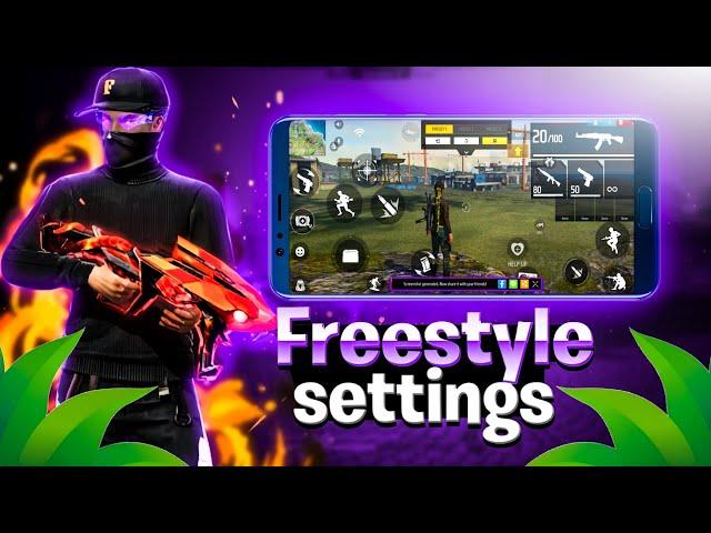 BEST FREESTYLE SETTINGS  95% HEADSHOT TRICKS 