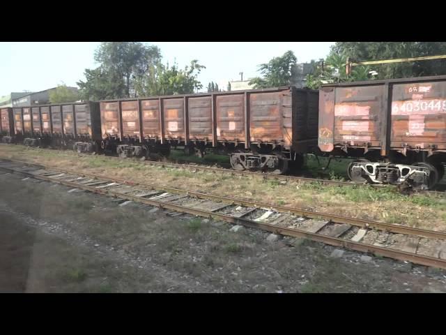 Train arrival in Chişinău, Moldova