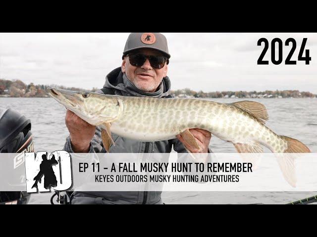 A Fall Musky Hunt to Remember - Keyes Outdoors Musky Hunting Adventure