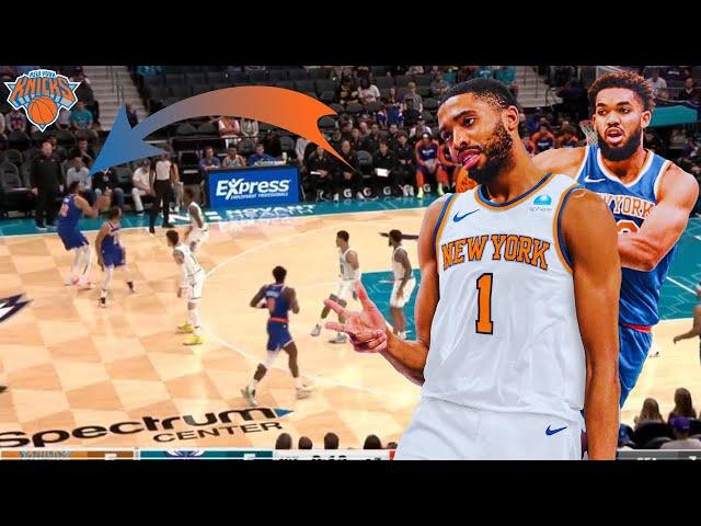 The Karl Anthony Towns Mikal Bridges Knicks DEBUT Was Insane... | Film Analysis |