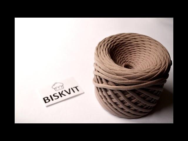 ТРИКОТАЖНАЯ ПРЯЖА BISKVIT (Клип)