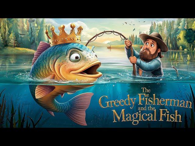 The Greedy Fisherman and the Magical Fish | Moral Story | English Story | English Moral Story