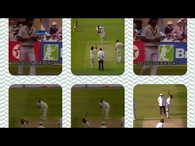 MOHSIN KAMAL ALL  WICKETS VS ENGLAND TEST SERIES 1987