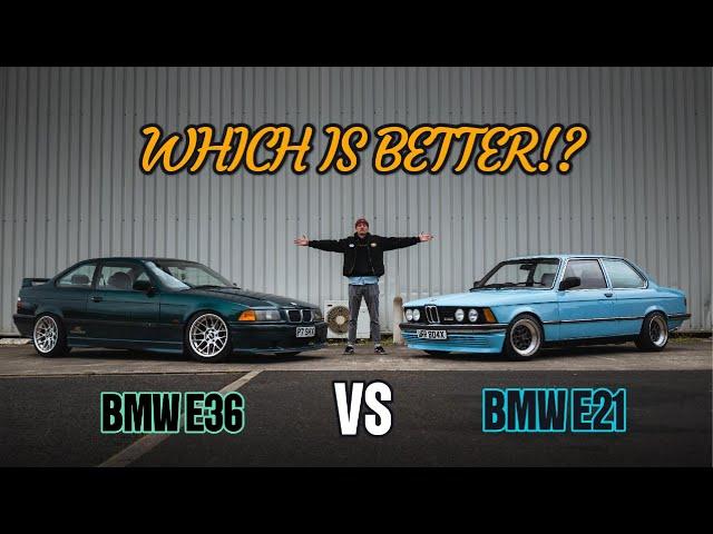 BMW E36 vs BMW E21 | These 80s & 90s MODIFIED 328i go head to head!