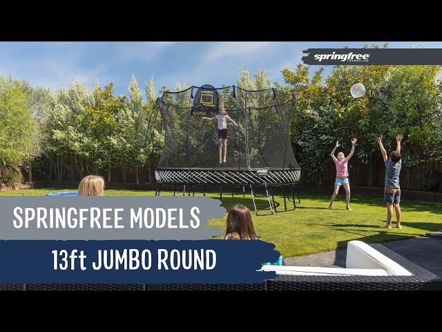 INTRODUCING: The Jumbo Round Springfree Trampoline | Springfree Models