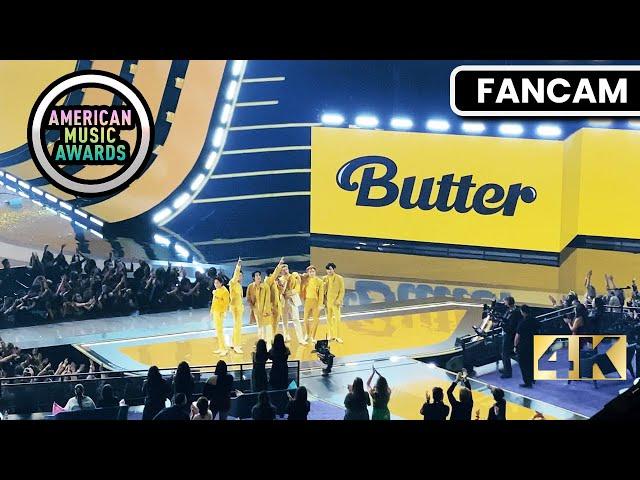 [4K] BTS Butter @ 2021 American Music Awards FanCam [with fanchant]