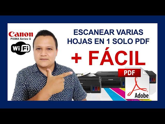 ESCANEAR varias HOJAS en UN SOLO archivo PDF | Actualizado 2024 | Fácil y rápido | Método 2 de 2