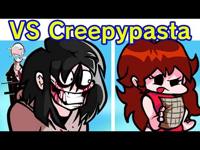 Friday Night Funkin' VS Jeff The Killer x Slenderman x Pokemon FULL WEEK (FNF Mod) (Trepidation V1)