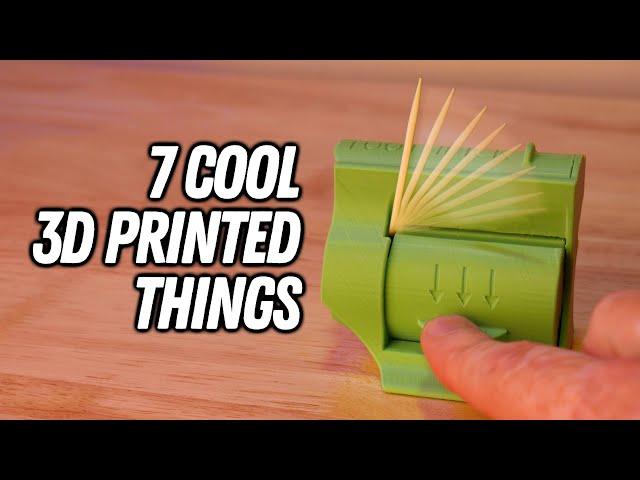 7 Cool 3D Printed things - Epic 3D Printing Timelapses - Printed on the ELEGOO Neptune 4 PRO