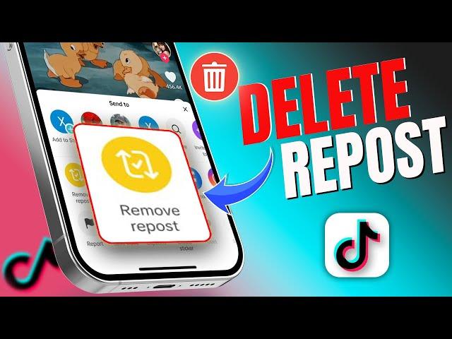 How to Delete Repost on TikTok on iPhone | Remove Repost on TikTok | Unrepost a Video on TikTok