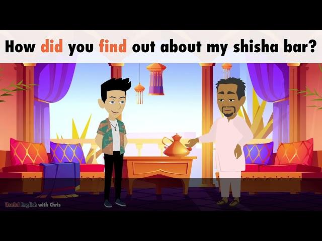 Learn English | Visit a new Shishabar | Dialogue in English with subtitles