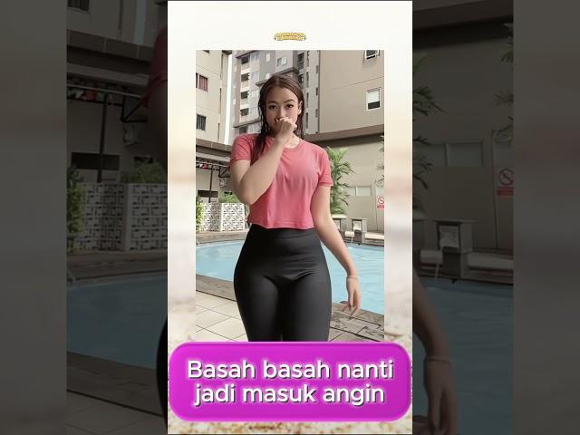 basah basahan yuk #cewecantik #cewek #viralvideo