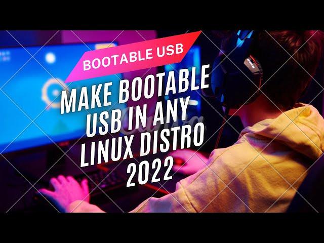 Make a Windows Bootable USB Drive on any Linux Distro | Bootable USB Guide 2022