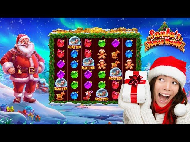 Santa's Xmas Rush ‍️ $10,000 Bonus Buys  HUGE WINS 