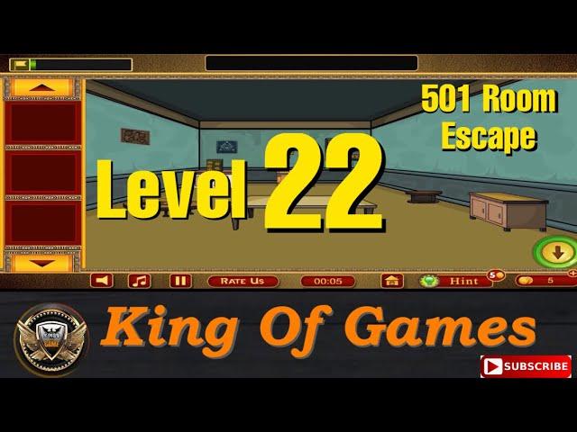 501 Rooms Escape Game Level 22. Let's play with @King_of_Games110