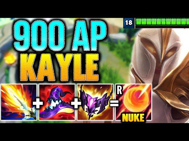 What happens when KAYLE hits 900 AP? (Hint: it's a little unfair)