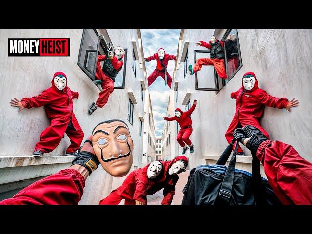 PARKOUR VS MONEY HEIST! 6 | BAD GUYS: chase closes in, No ESCAPE from POLICE | Epic POV