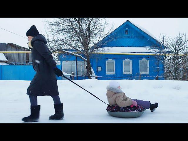 Life of Tatars in Russia today. Cold 30 degrees