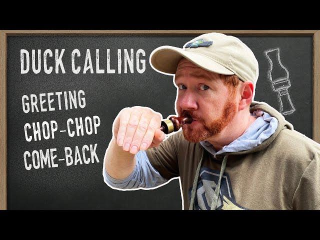 Duck Calling Instructional | How to Blow a Duck Call | Part 2