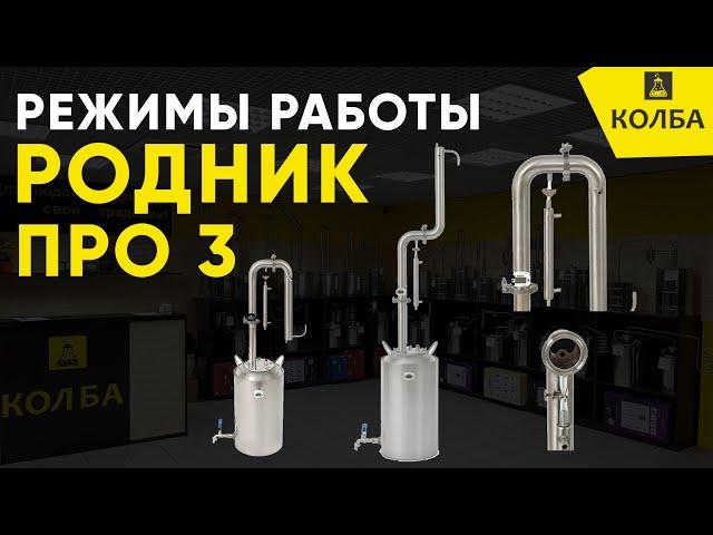 Родник ПРО 3. В каких режимах можно работать?