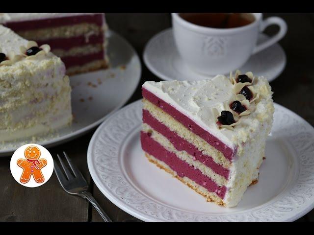 Black Currant Mousse Cake