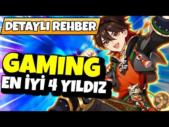 Gaming Detaylı Rehber | En Güçlü 4 Yıldız ??? | PLUNGE AMA GÜZEL | Genshin Impact türkçe