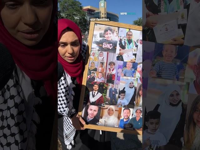 Pro-Palestinian protesters march in Minneapolis to mark one year of Israel-Hamas war