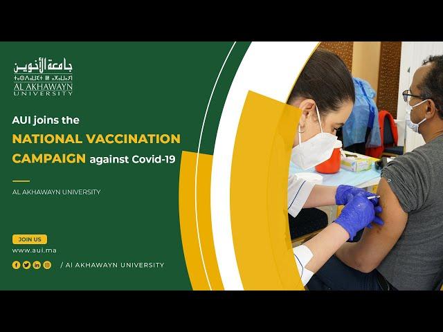 AUI joins the national vaccination campaign against Covid-19. #staysafe