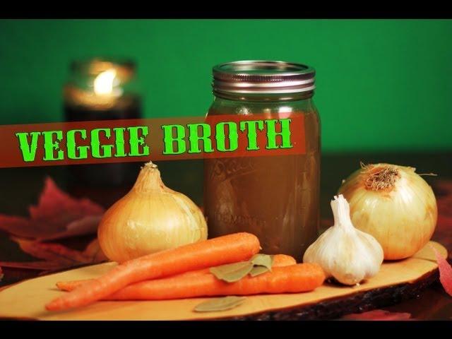Veggie Broth Recipe | The Vegan Zombie
