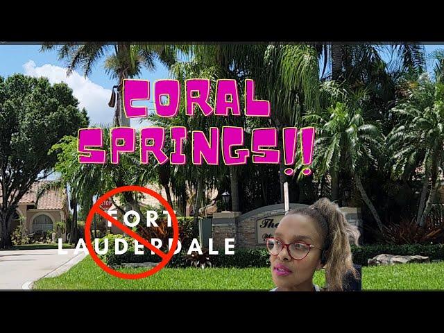 Moving to Fort Lauderdale | CORAL SPRINGS, FL | 1 City Outside of Fort Lauderdale You Will Love Ep 3