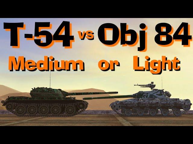 WOT Blitz Face Off || Object 84 vs T-54