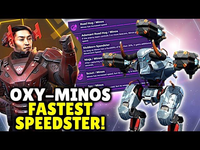 OMG! The FASTEST Titan EVER! MINOS w/ NEW SPEED Pilot Skills & Titan Accelerator | War Robots WR