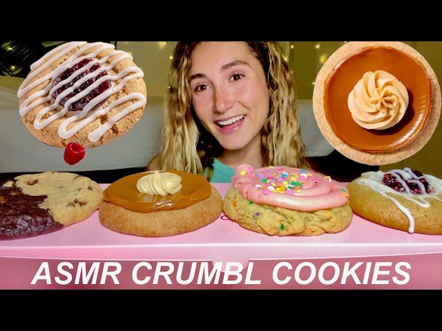 ASMR CRUMBL COOKIES review (soft eating and mouth sounds)